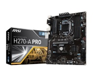 MSI H270-A PRO Intel H270 Soket 1151 DDR4 2400MHz USB 3.1 6 Adet PCI-EXP Genişleme Yuvası 4ram yuvalı - 1